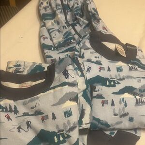 Hanna Andersson Scenic Blue Pajama Set